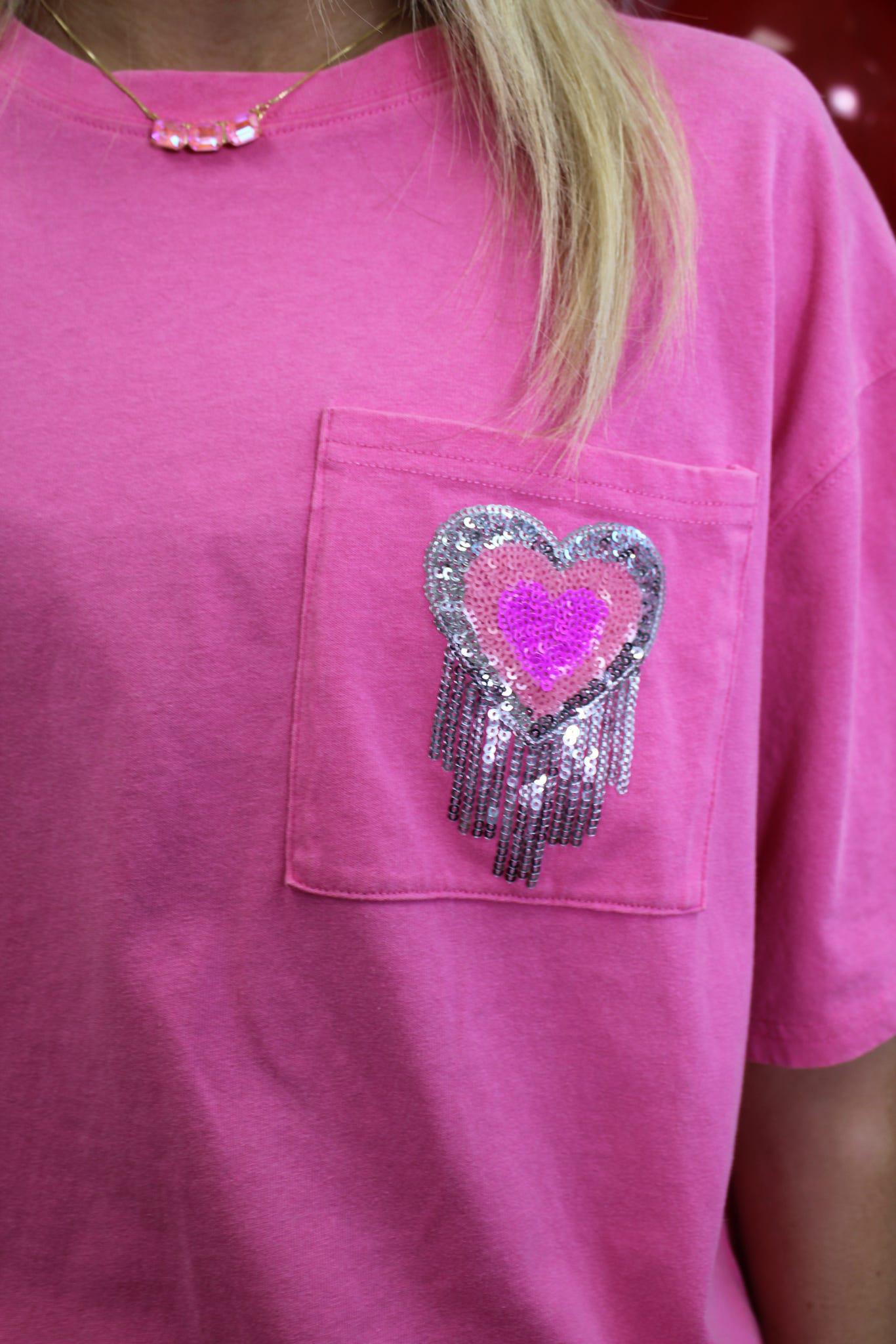 Glamor Heart Pocket Tee