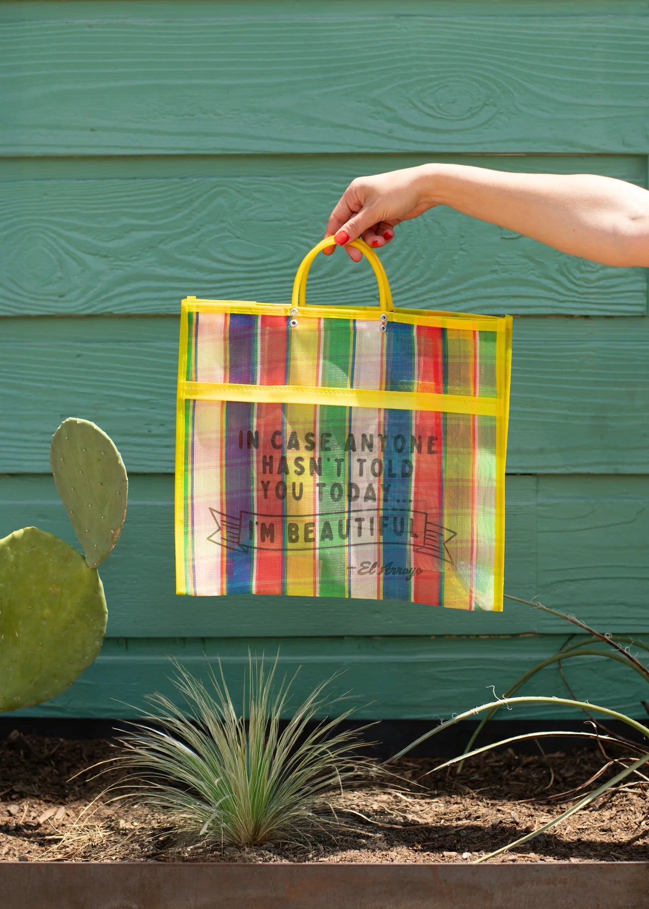 Mesh Market Tote Bag
