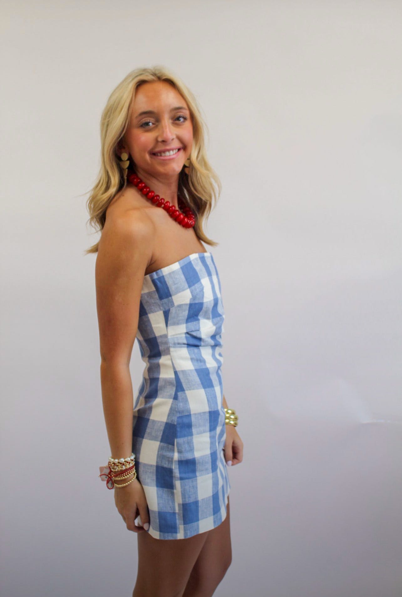 Nantucket Breeze Strapless Mini Dress