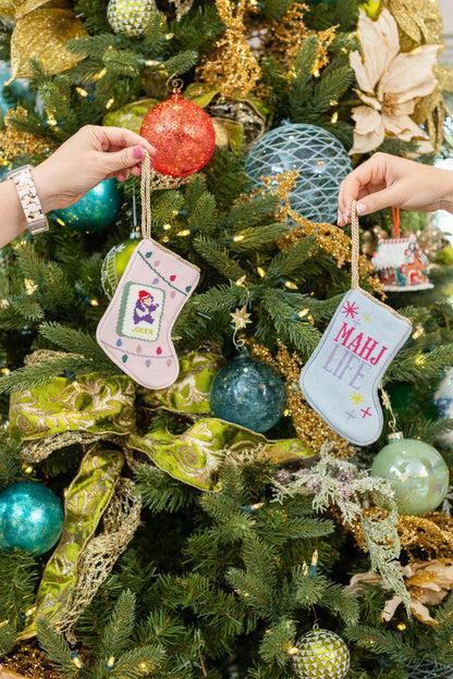 Mahjong Needlepoint Ornaments