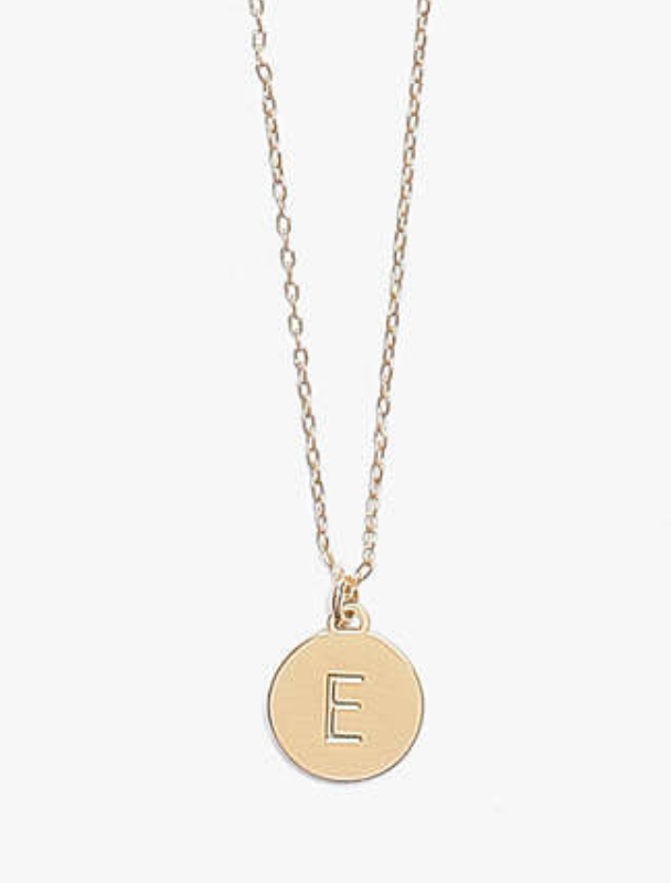 Mini Gold Initial Pendants