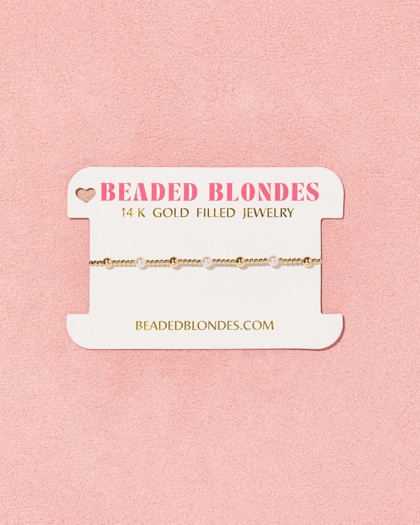 June Pearl and Gold Alternating Ring