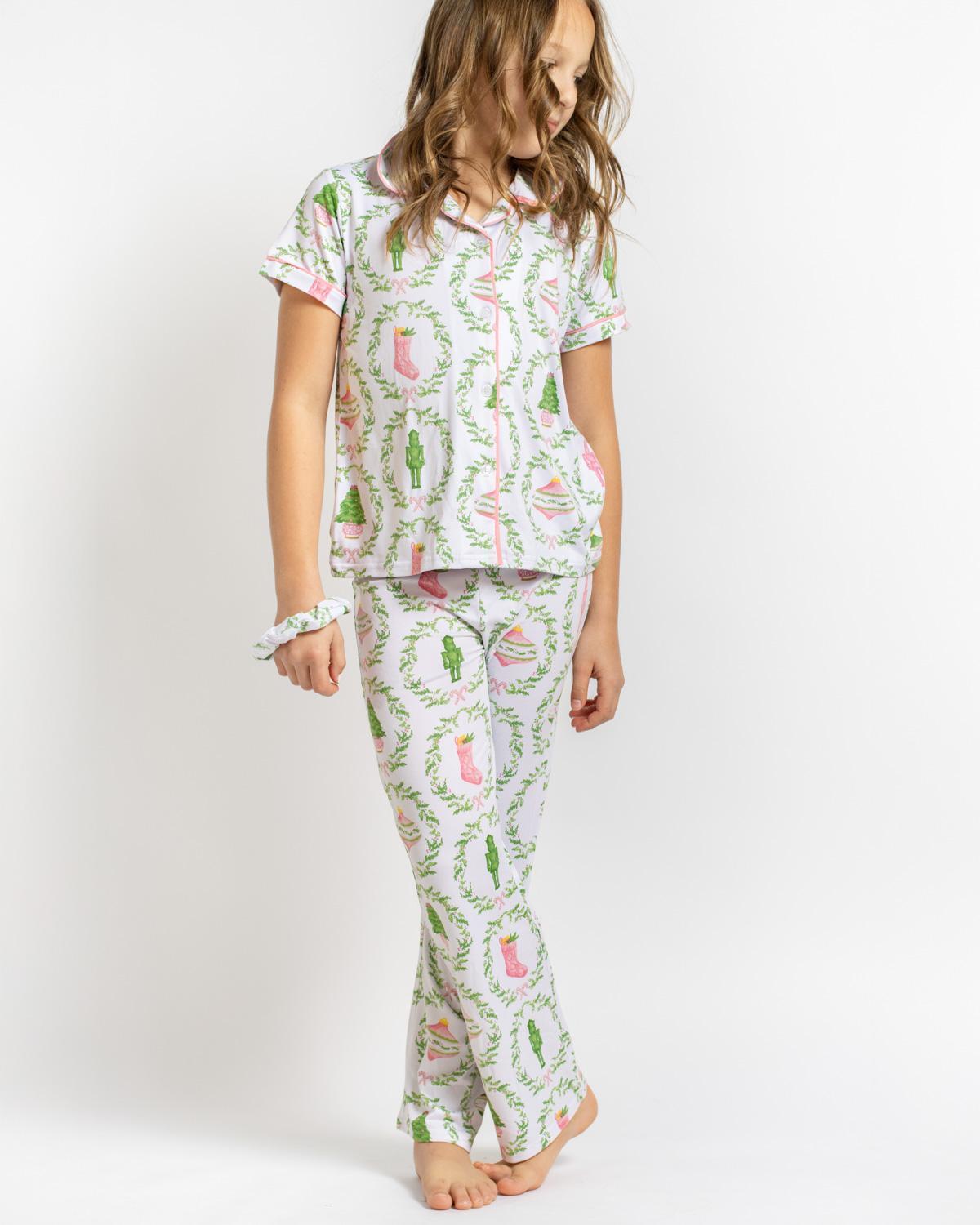 Girls Nutcracker Trellis Pants Pajamas