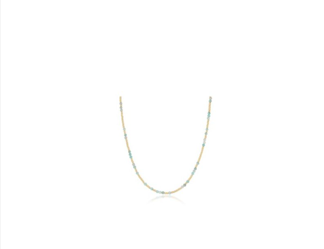 15'' Choker Hope Unwritten Gemstone - Amazonite