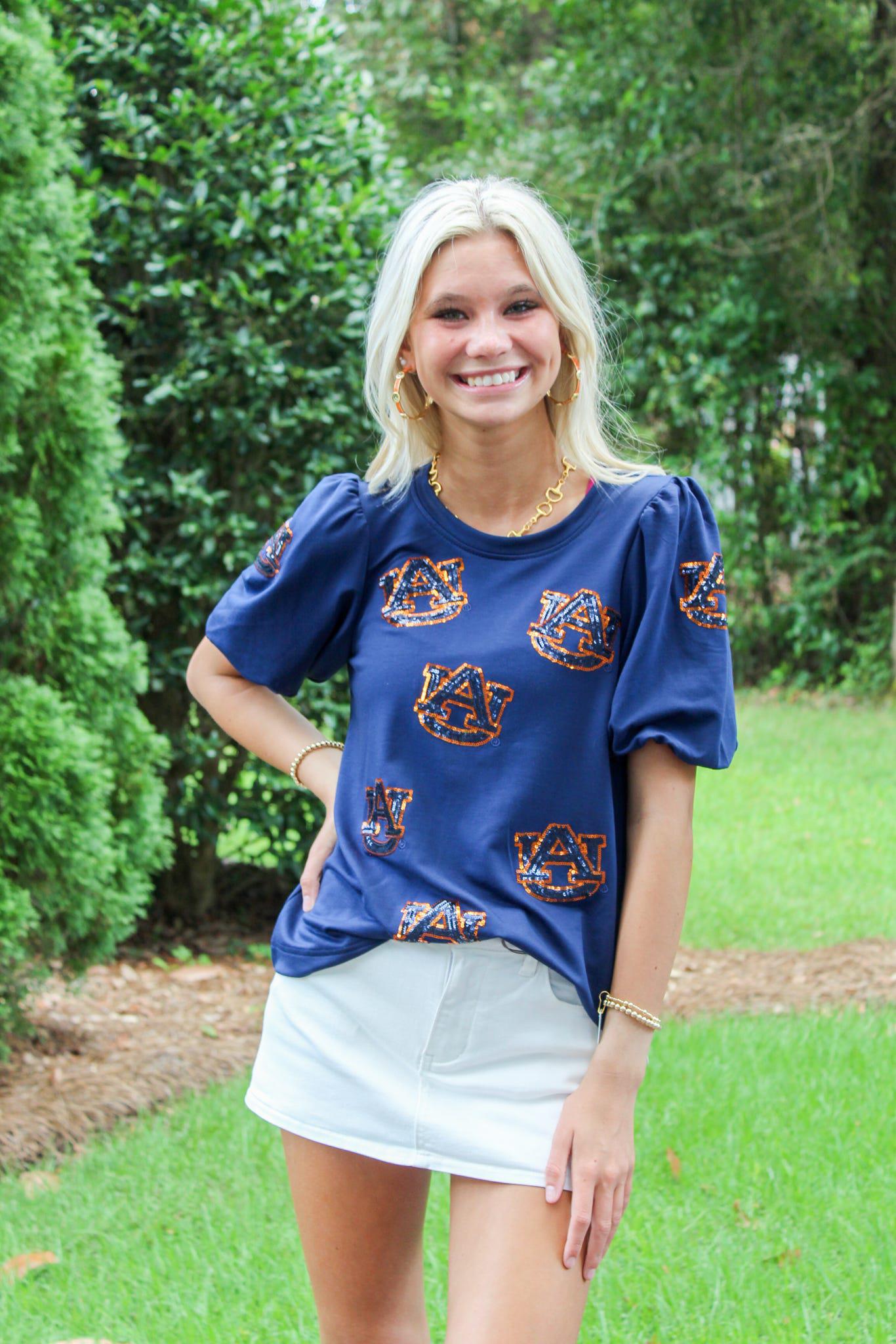 Auburn Tina Gameday Top