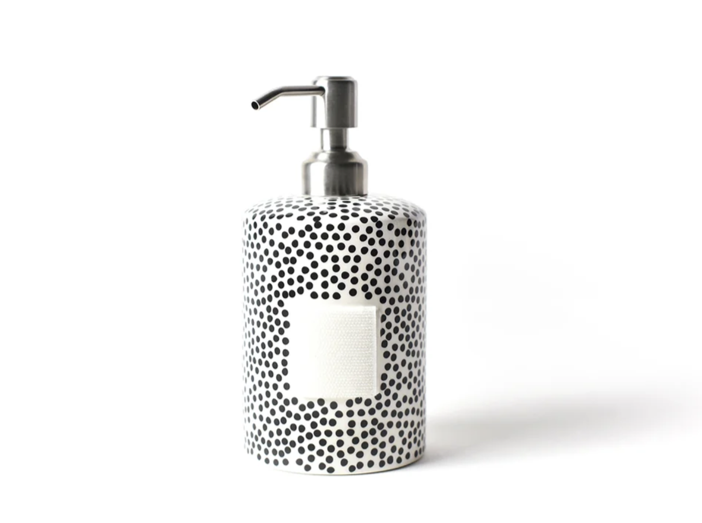 Black Small Dot Mini Cylinder Soap Pump