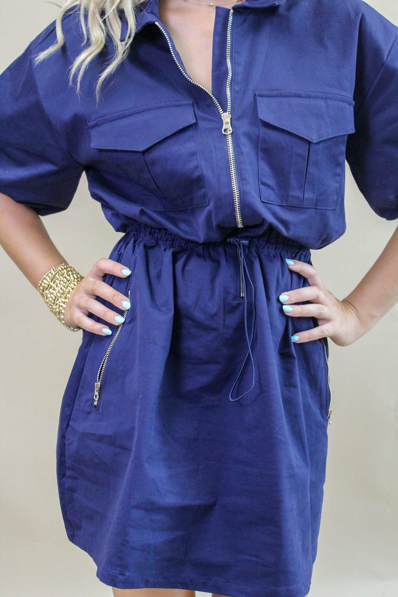 Antonia Half Zip Dress