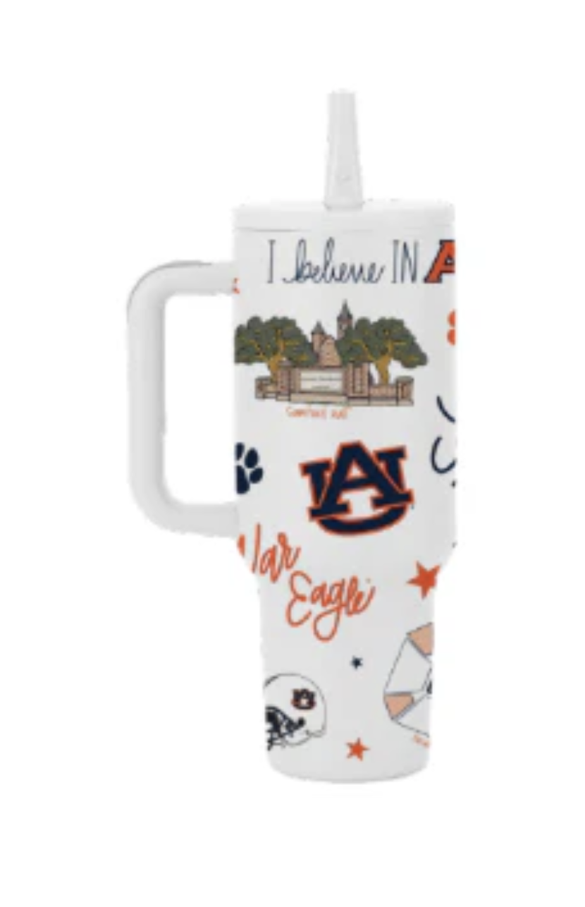 To Go Tumbler 30oz Auburn Tigers