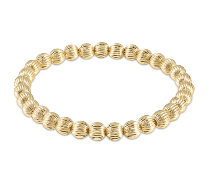 enewton Extends - Dignity Gold 6mm Bead Bracelet