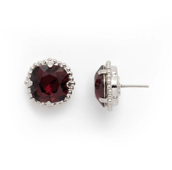 Cushion-Cut Solitaire Stud Earrings
