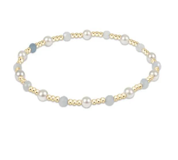Pearl Sincerity 4mm- Aquamarine