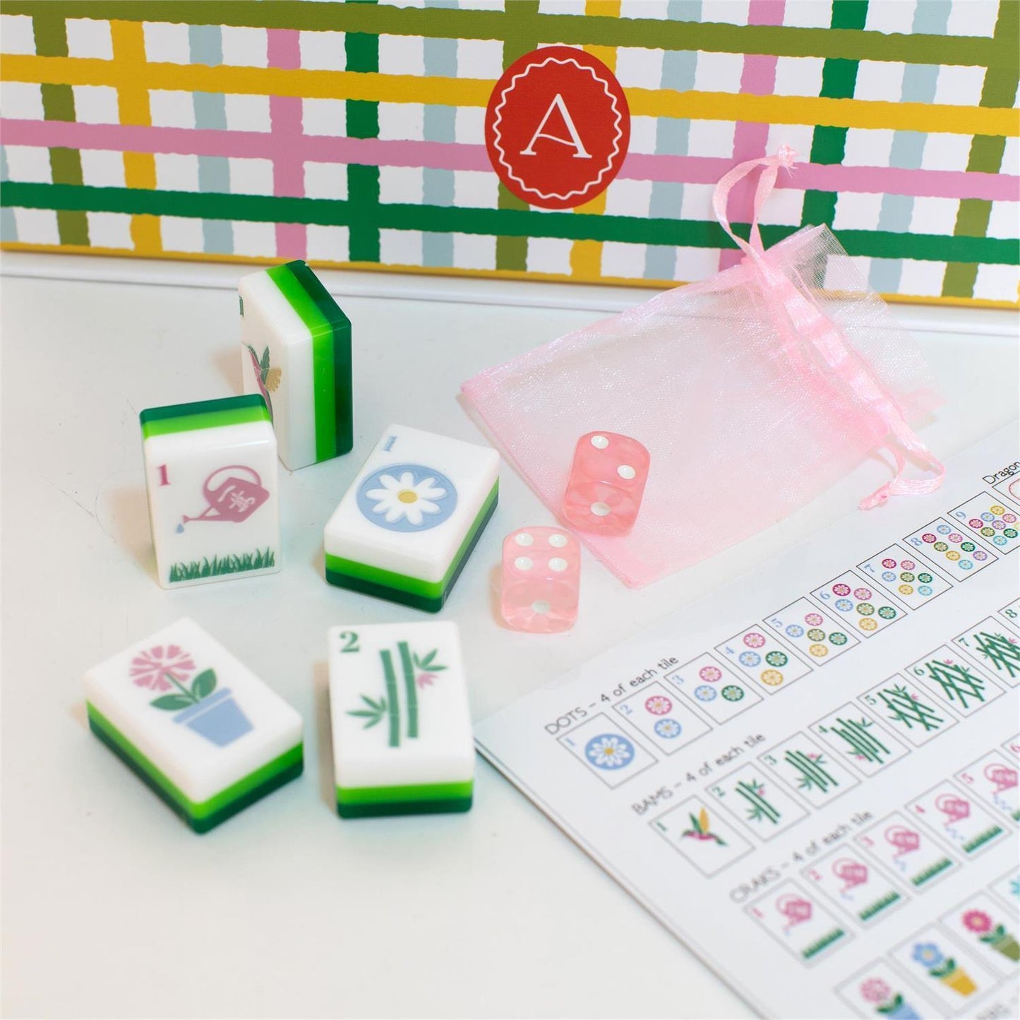 Garden Party Mahjong Tile Set (160 Tiles)
