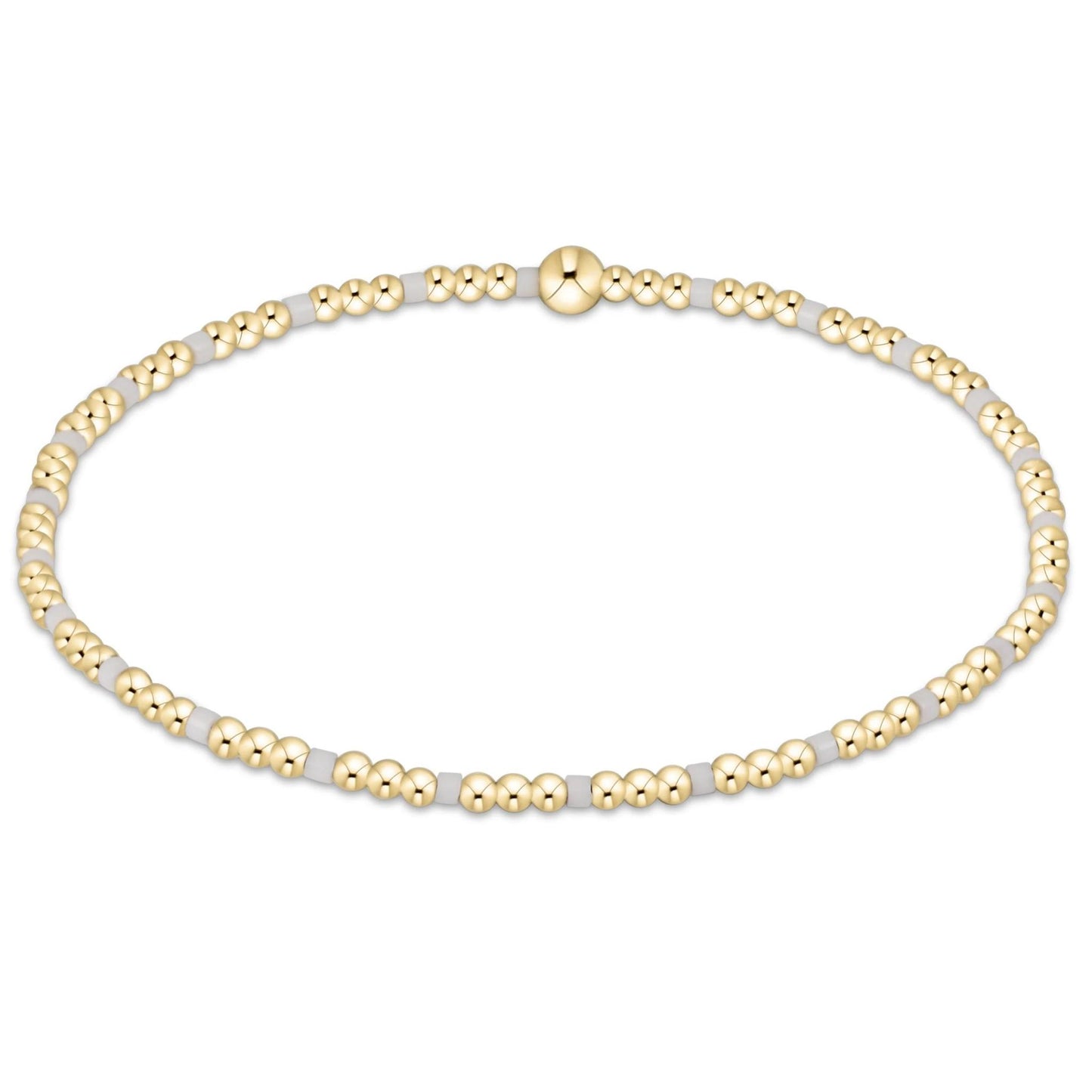 Gameday Hope Sincerity Pattern 2mm Bead Bracelet