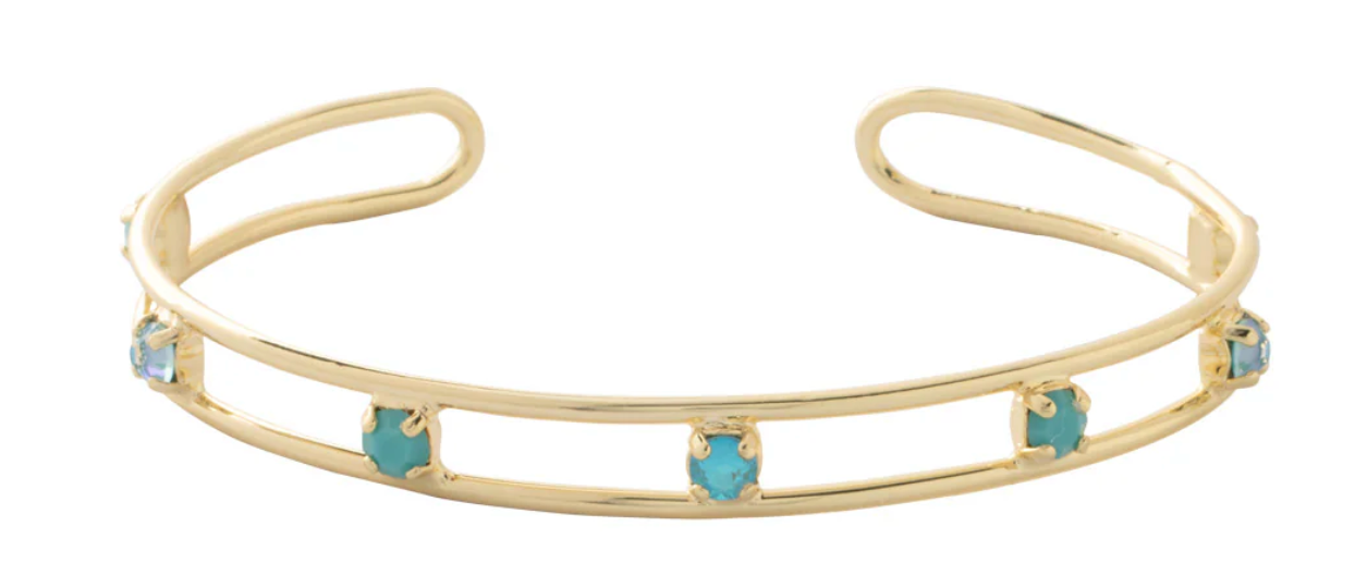 Floating Gem Cuff