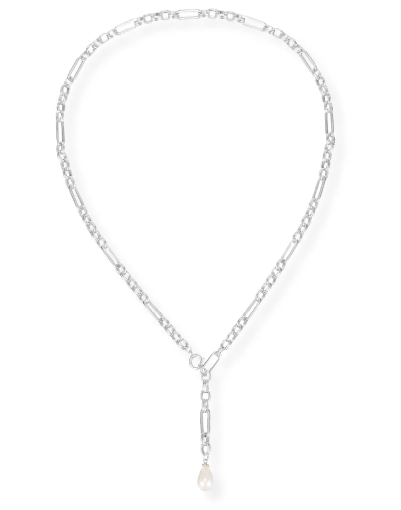 Allure Pearl Lariat Necklace