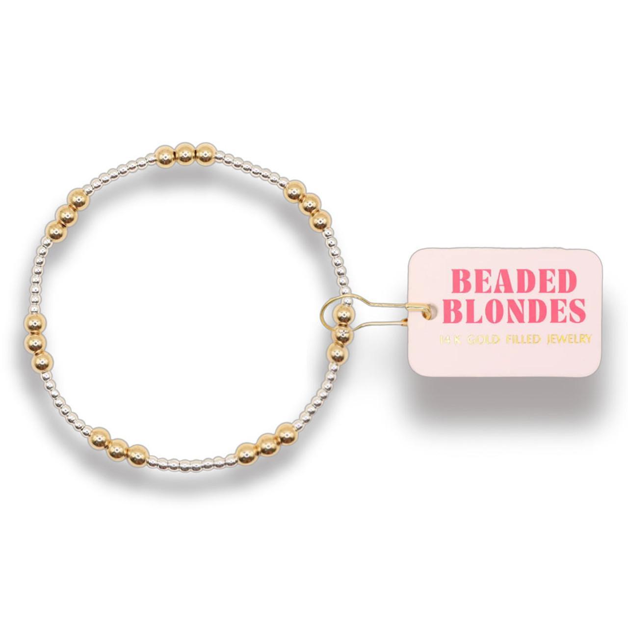 ILY Bracelet in Silver with Gold