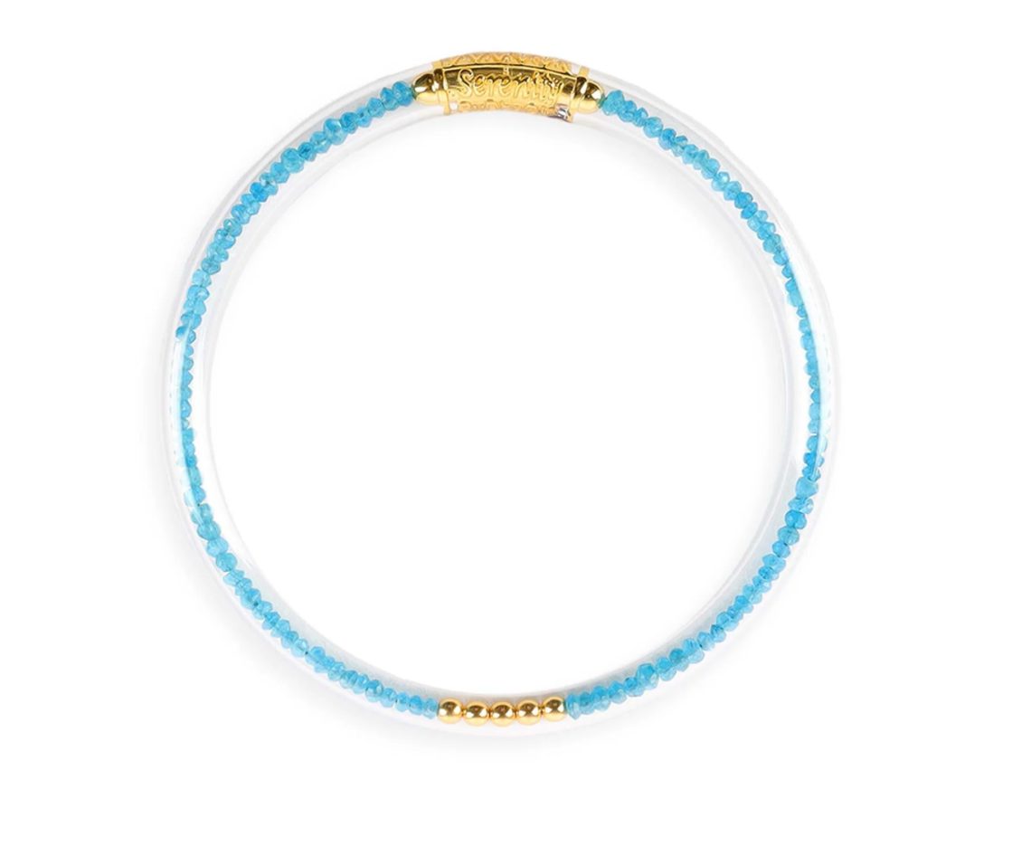 Luxe All Weather Bangle - Serenity Prayer
