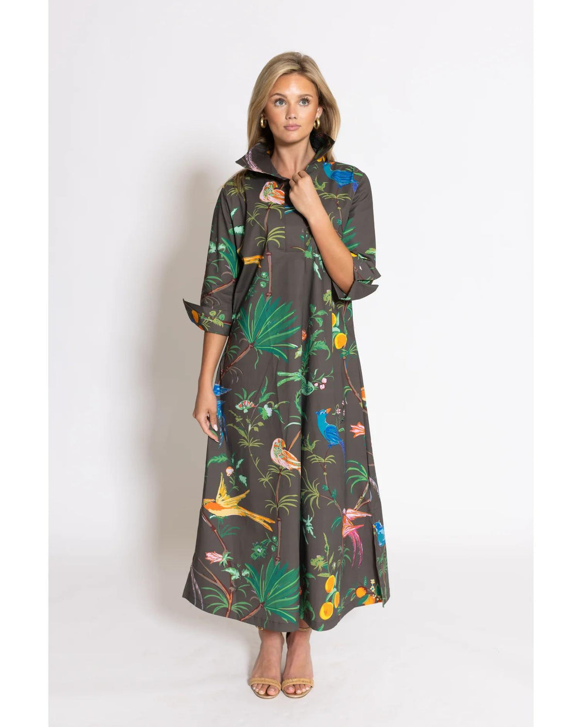 Feather Frolic© Ruthie Shirt Dress Long