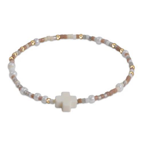 Egirl Hope Signature Cross Bracelet- Say It Ain't Snow