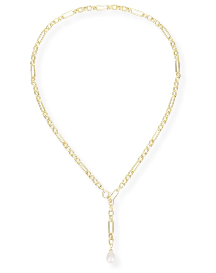 Allure Pearl Lariat Necklace
