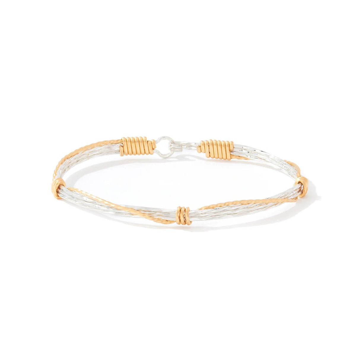 Leap Of Faith Bracelet Sterling Silver w/ Gold