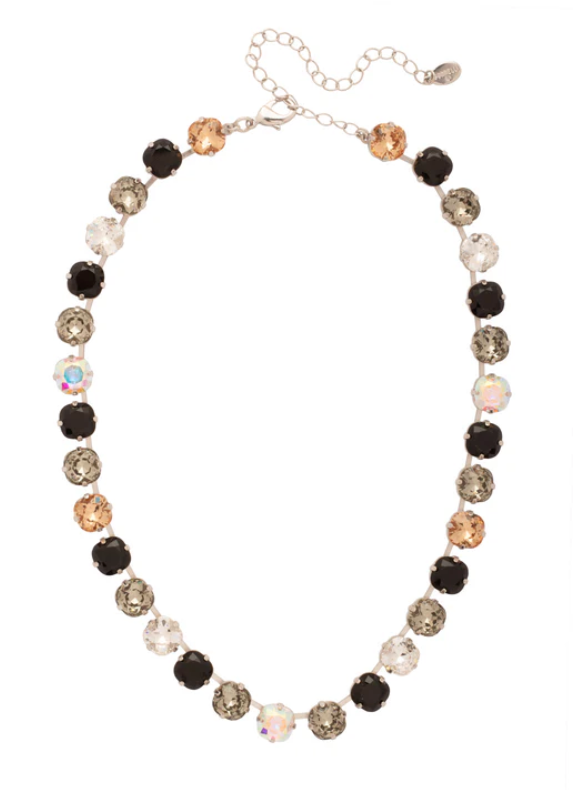 Halcyon Tennis Necklace: Evening Moon