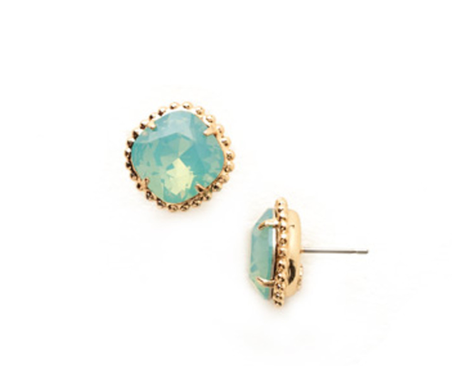Cushion-Cut Solitaire Stud Earrings