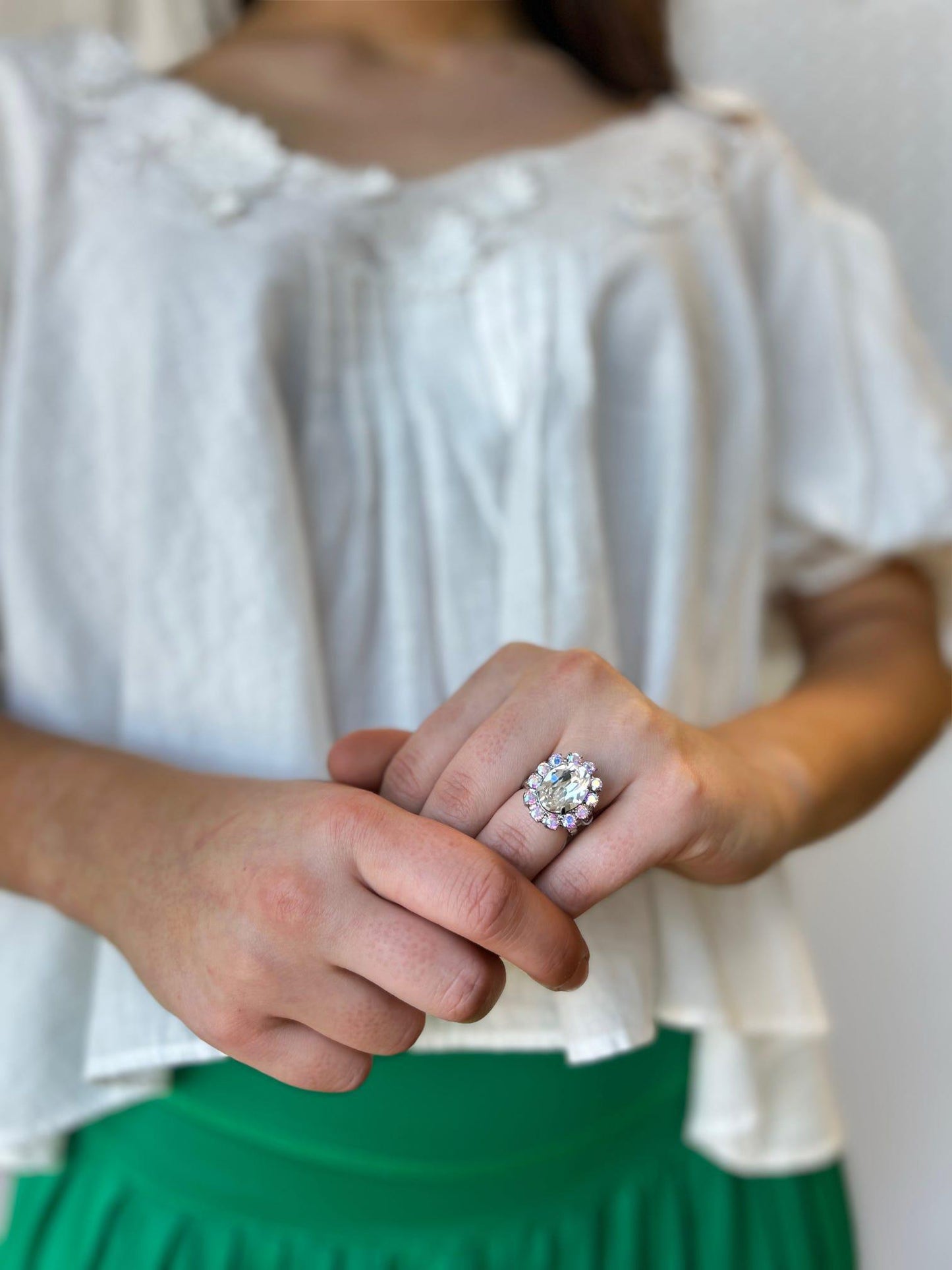 Radiant Oval Ring PD