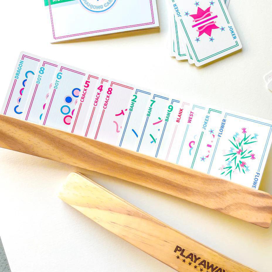 Wooden 4 Pack Mahjong Stands