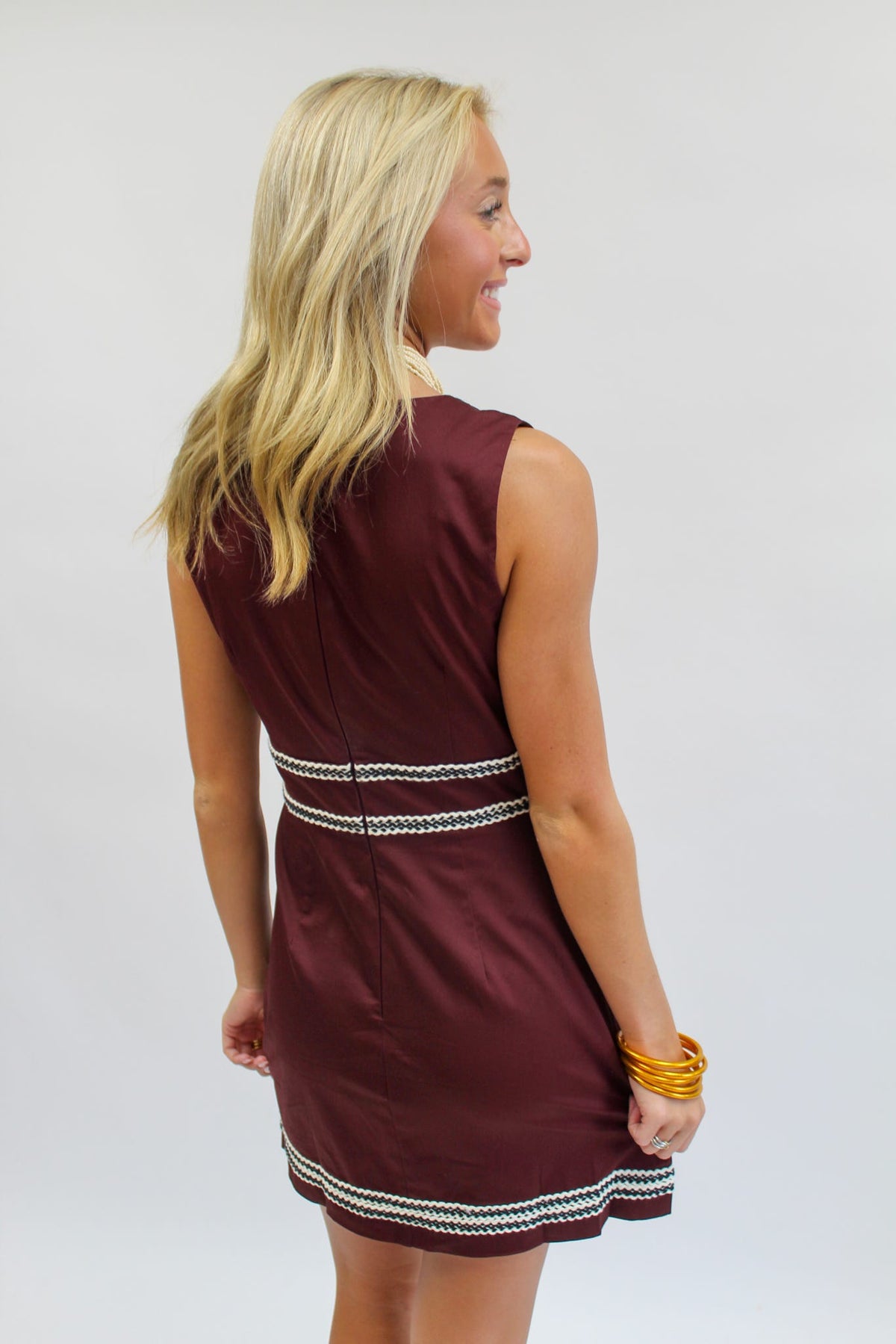 Team Captain Sleeveless Mini Dress