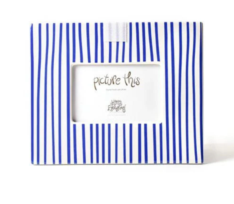 HEV Indigo Skinny Stripe Mini Rectangle Frame