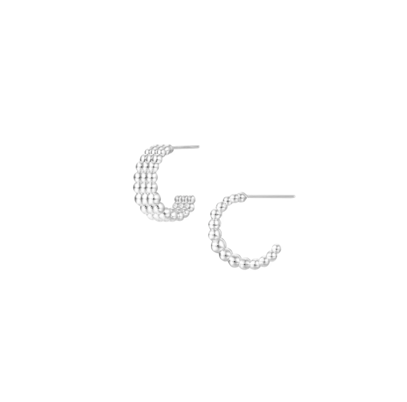 Solaris Beaded Hoop Earrings