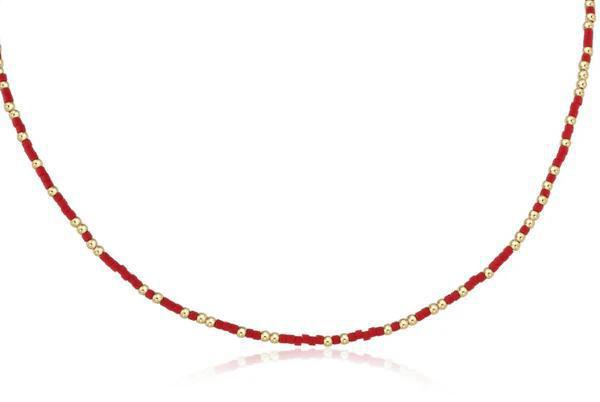 15'' Choker Hope Unwritten - Bright Red