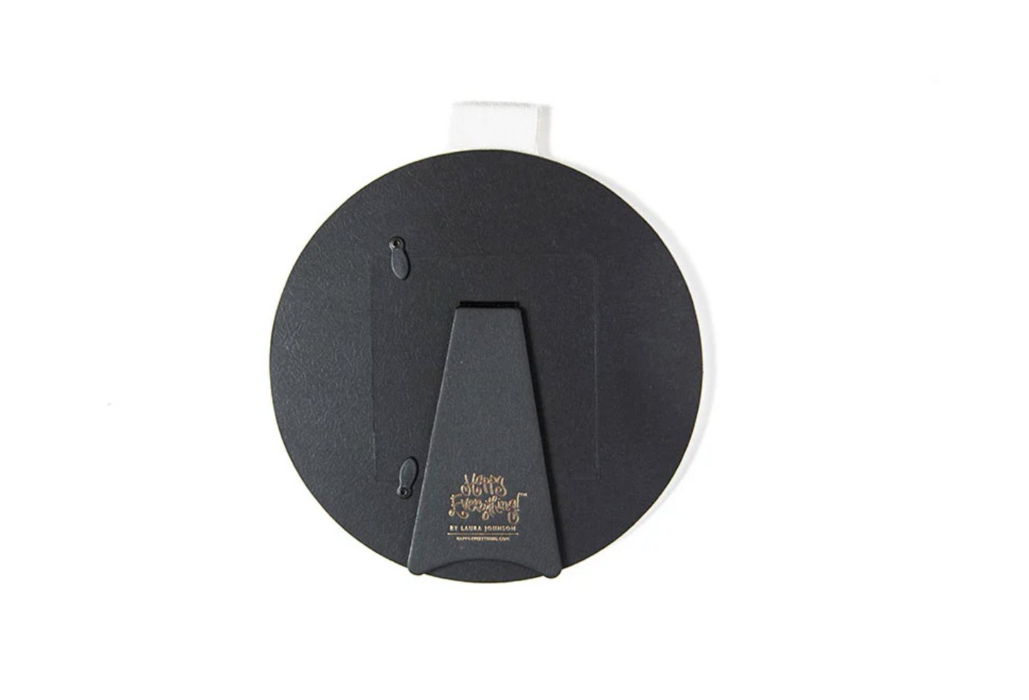 Black Medium Stripe Mini 8.5 Round Frame