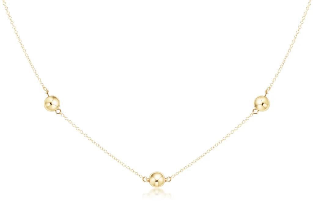 15" Choker Simplicity Chain Gold - Classic 6mm Gold