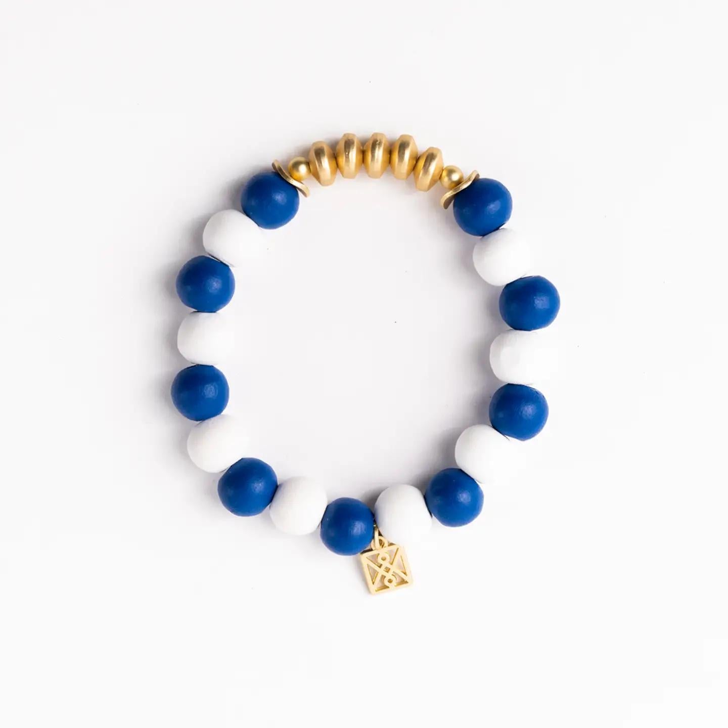 Bracelet Karina Blue & White
