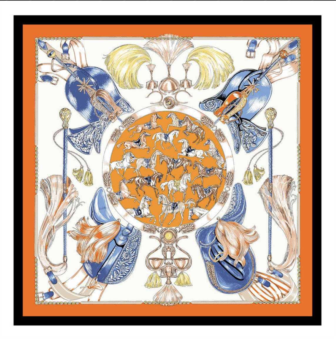 Satin Square Scarves
