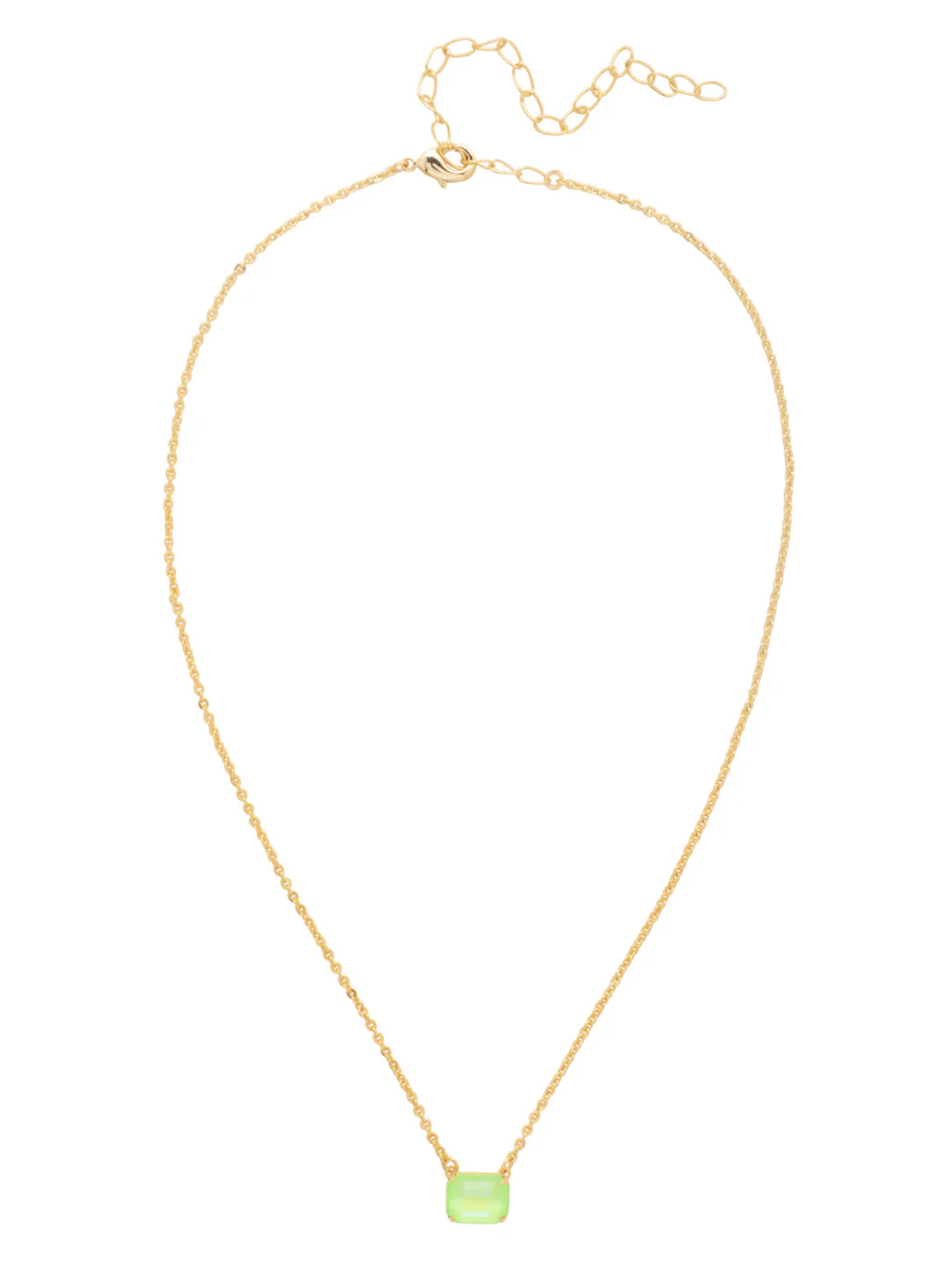 Octavia Single Crystal Pendant Necklace