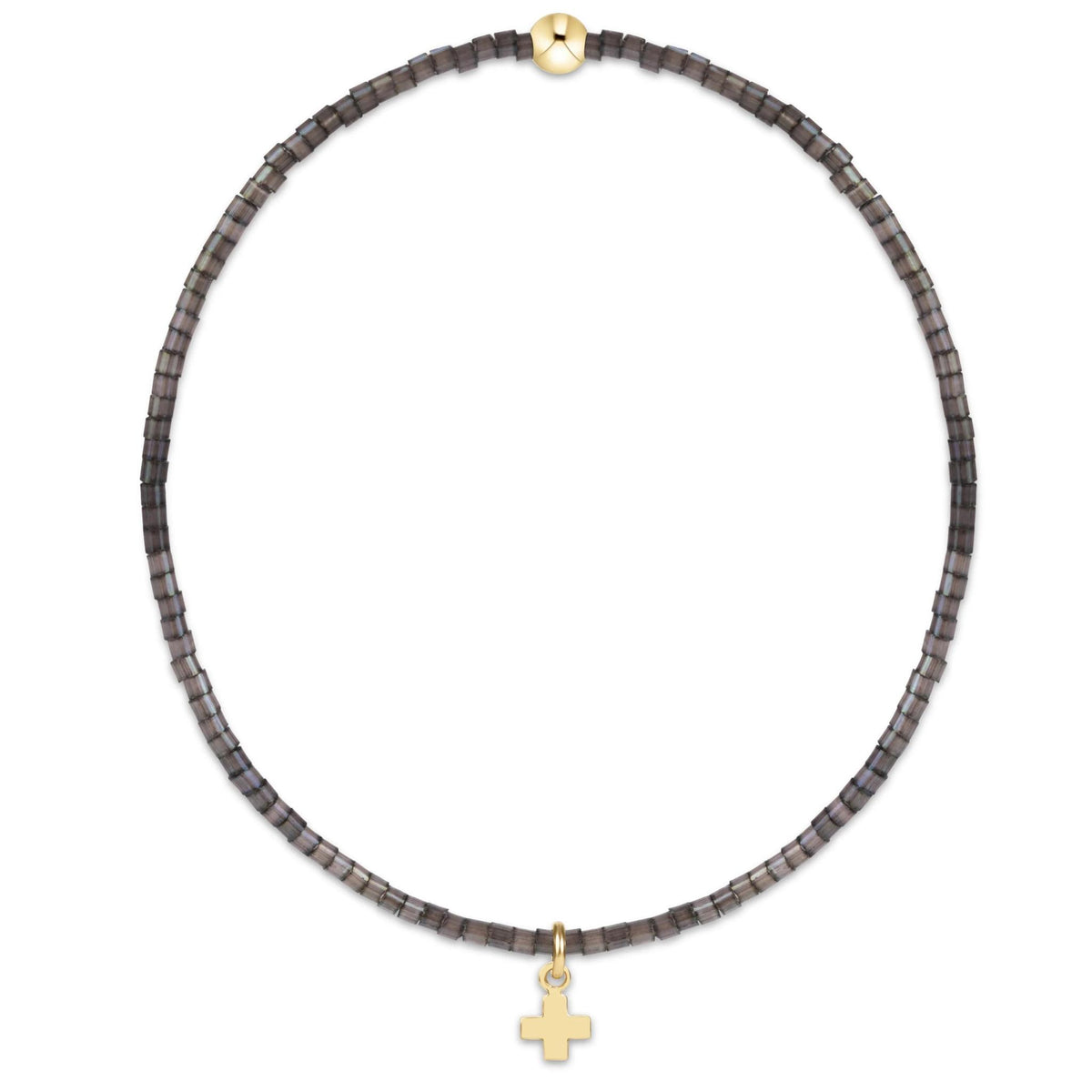 Hope Classic Moonlight Bracelet - Signature Cross Small Gold Charm