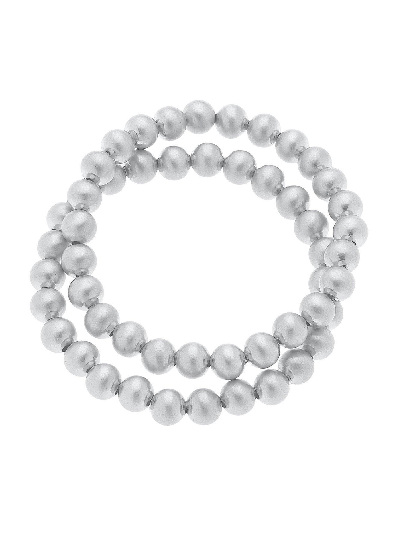 Jasper Ball Bead Stretch Bracelet Set