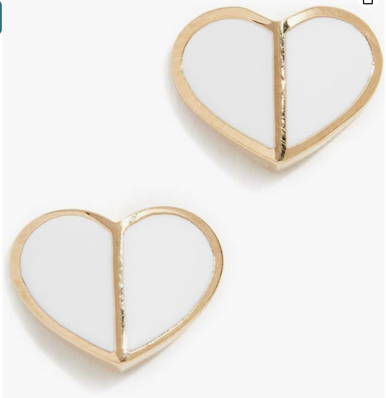 Heritage Spade Small Heart Studs