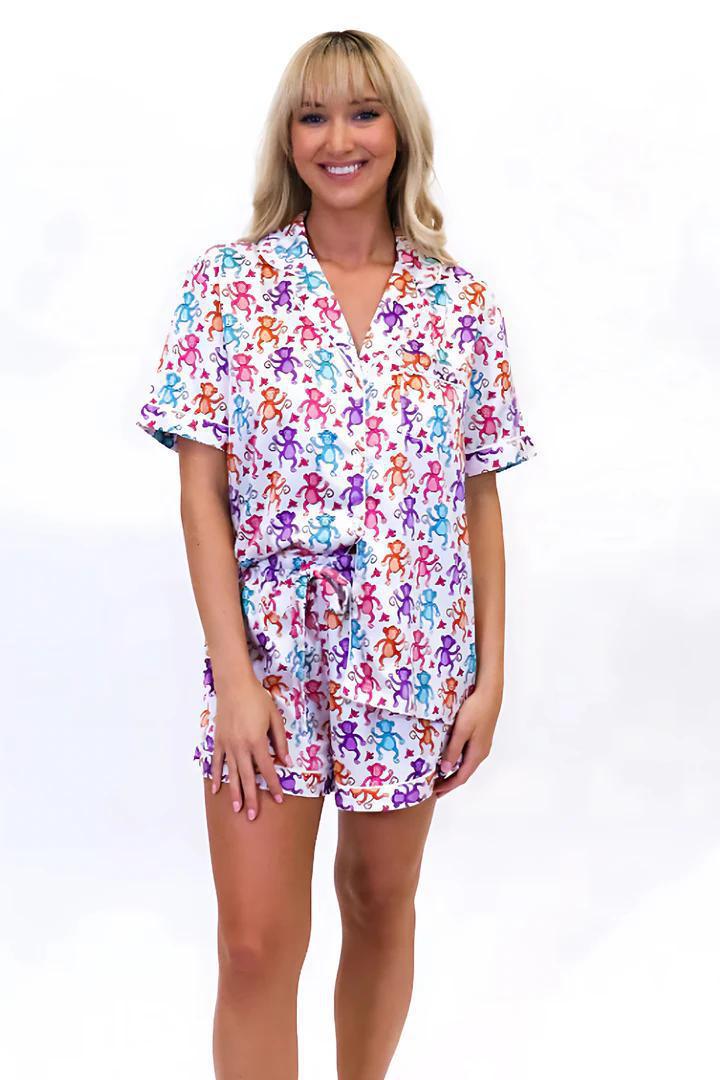 BaNaNa's Silky Satin Pajama Short Set