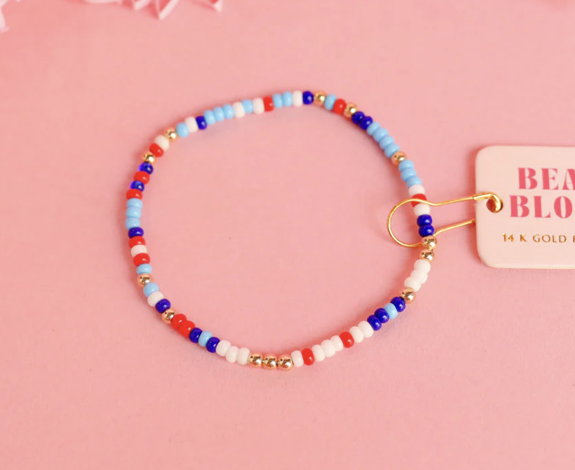 Red White & Blues Sprinkle Bracelet