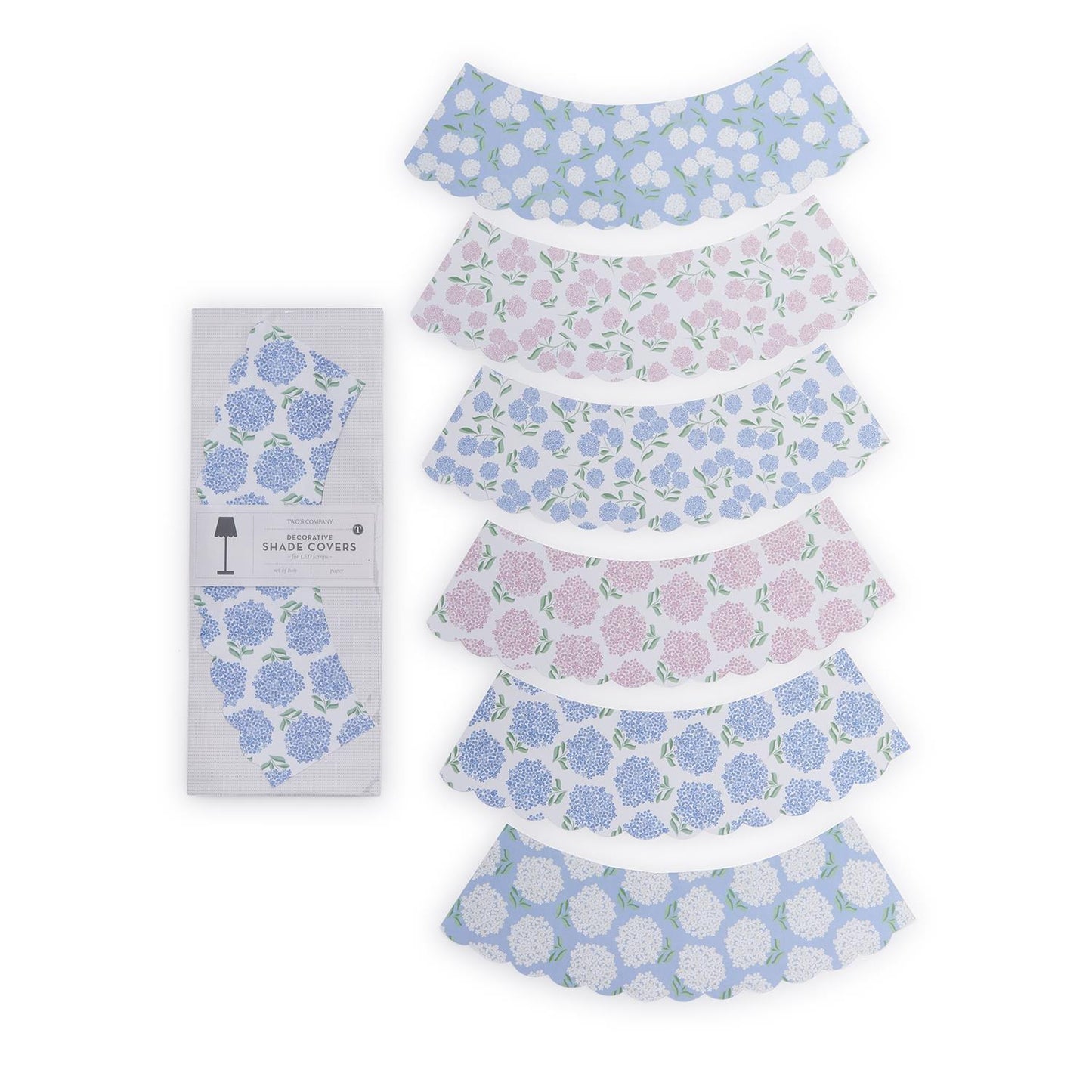 Hydrangea Paper Shade Cover