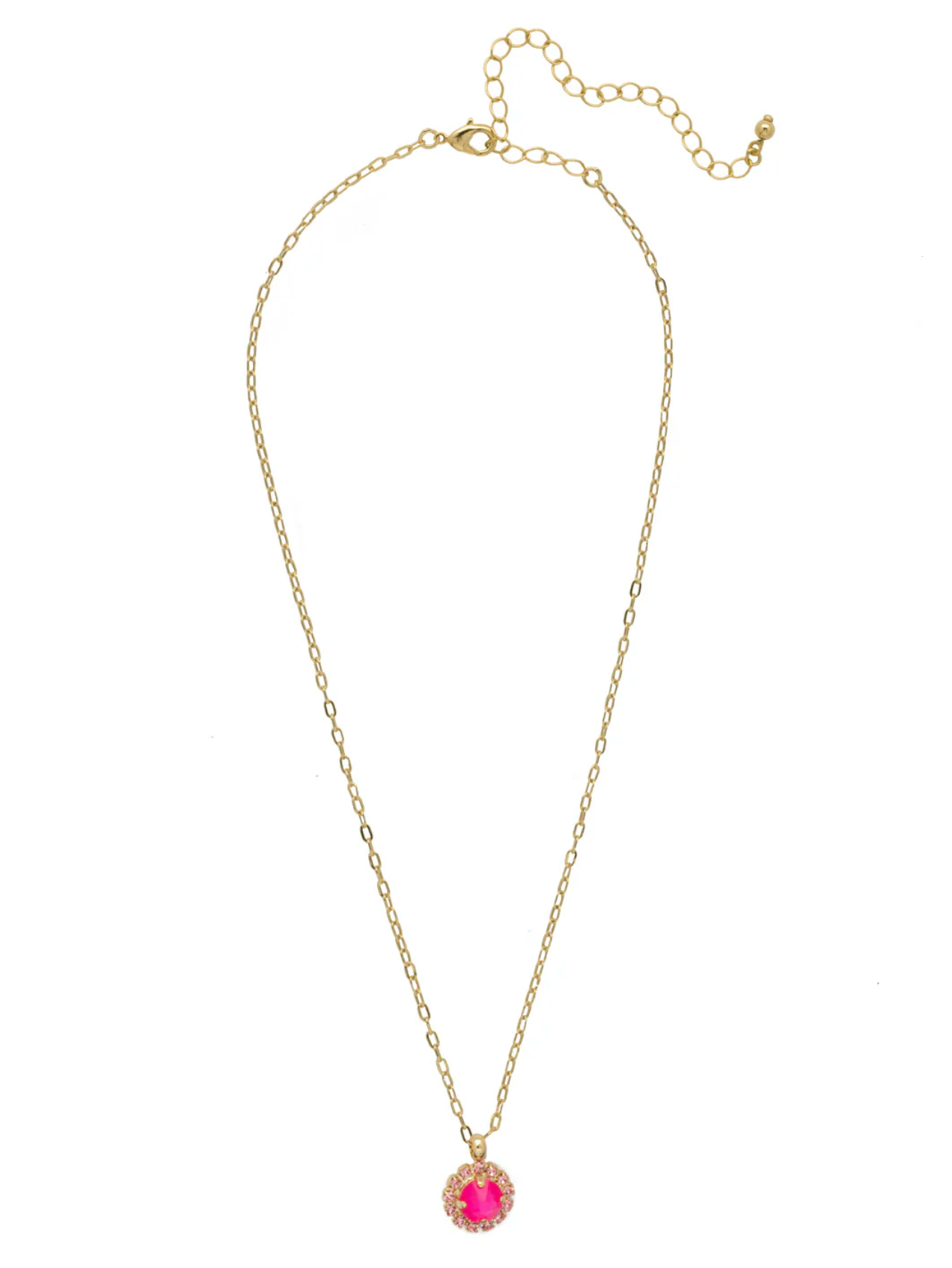 Haute Halo Pendant Necklace