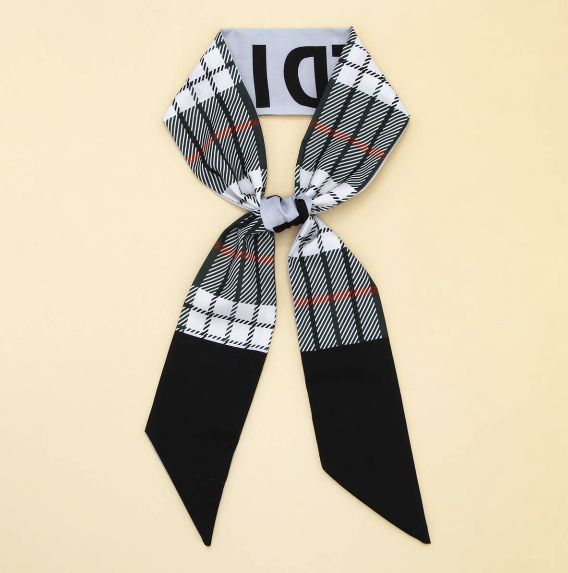 STRIPED PRINT SILK SCARVES