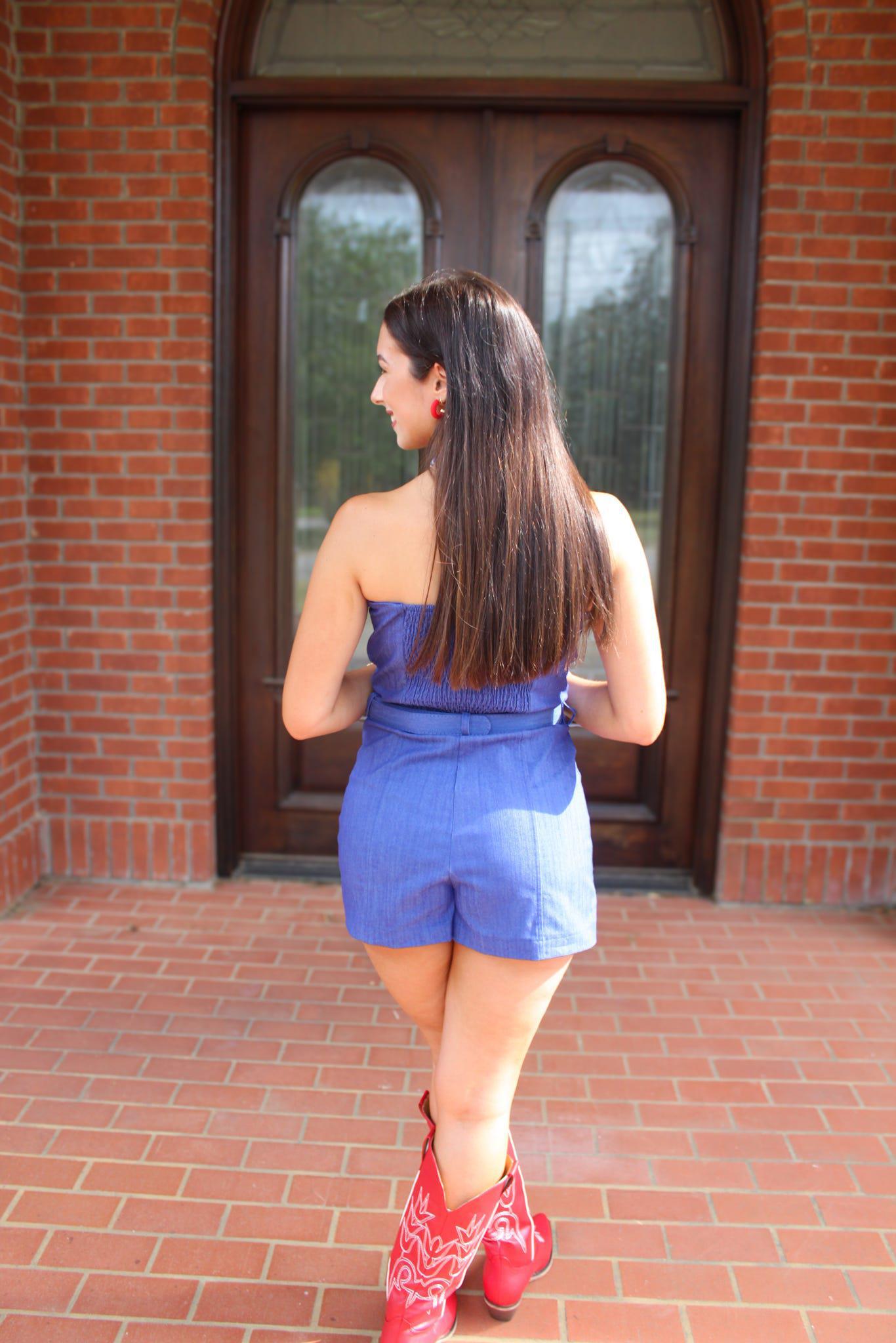 Blue Skies Romper