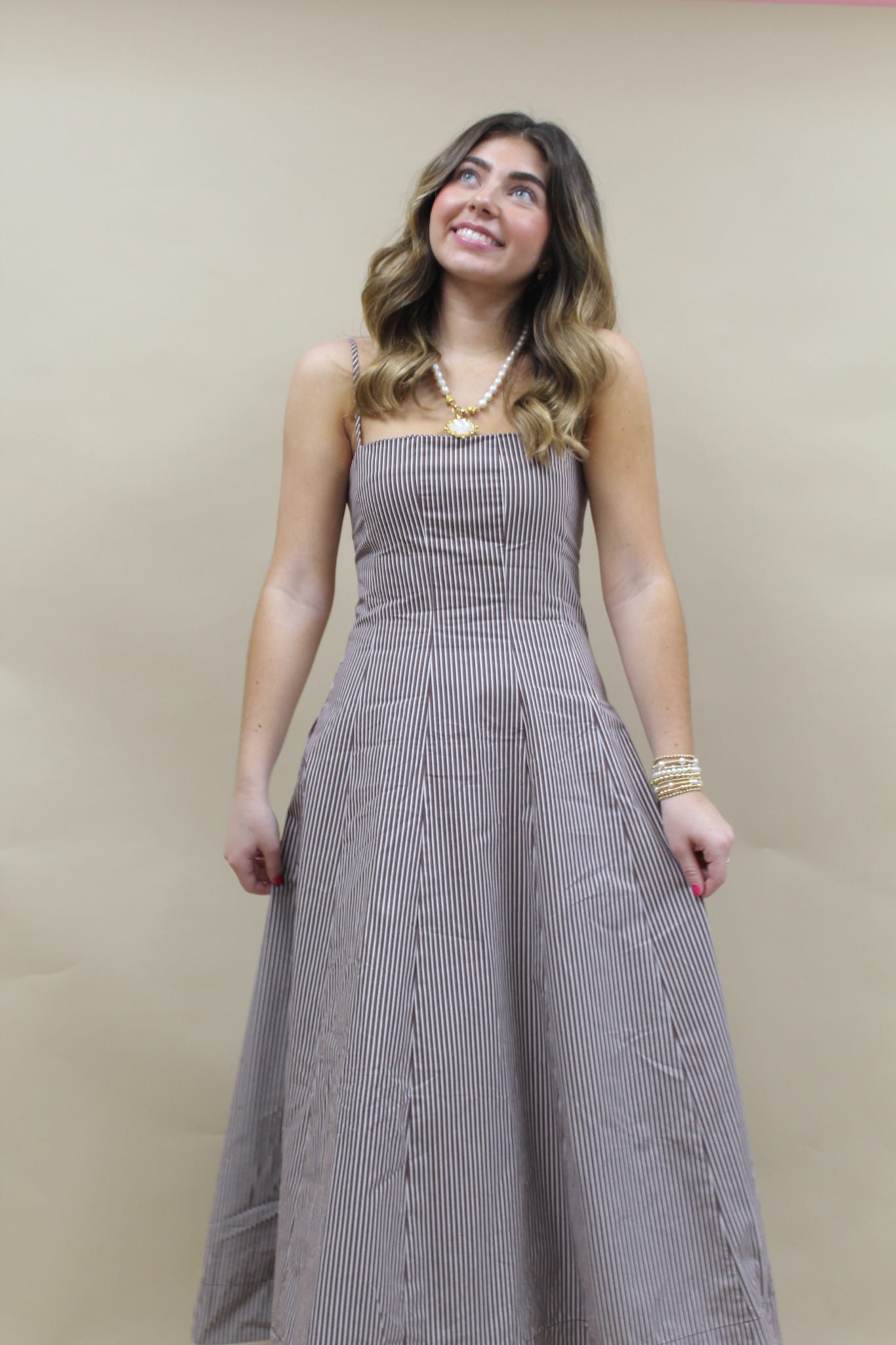 Latte Lane Midi Dress