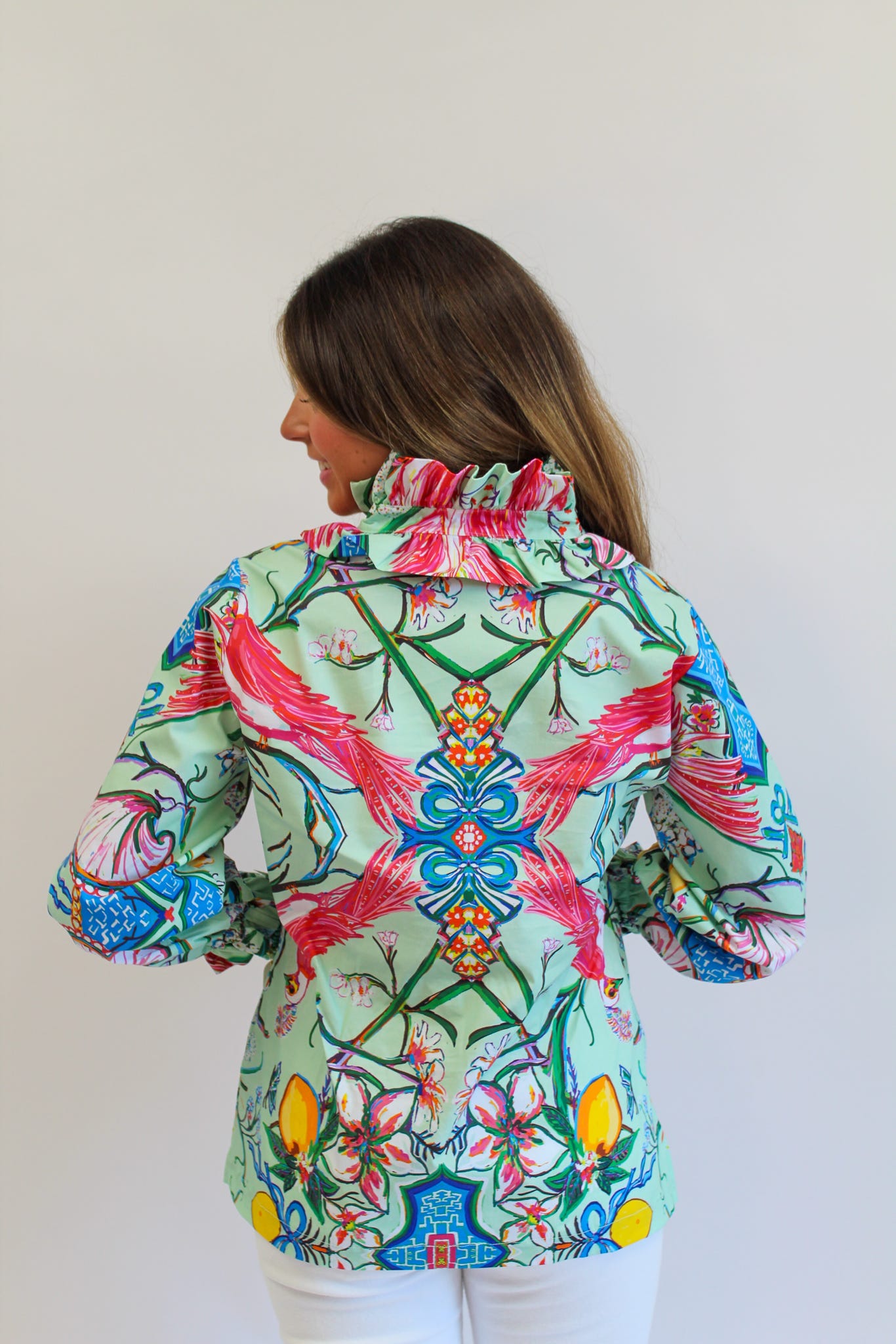Mint Chinois Harper Top