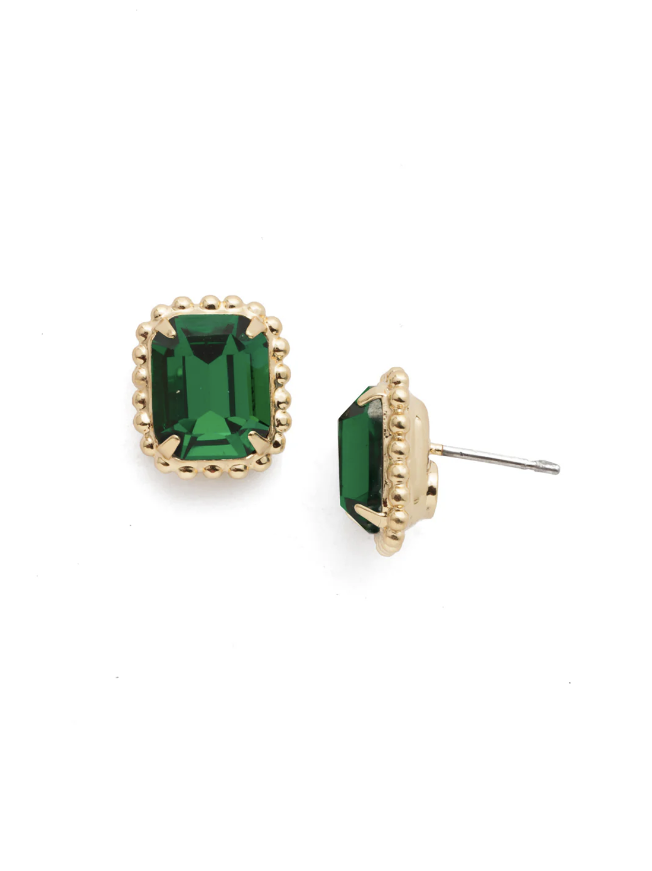 Octavia Scalloped Stud Earrings